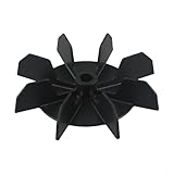 Lot de 3 pales de ventilateur solides pour pompe à compresseur d'air à piston, diamètre extérieur 150 mm x diamètre intérieur 14 mm, ventilateur de refroidissement en plastique, dissipation efficace