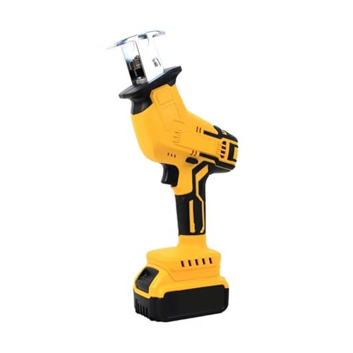 Brushless Electric, Reciprocating Saw Multifunctional Wood Cutting Saw Cordless Power Tool,for Metal Wood PVC Pipe(Only Tool)