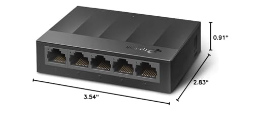 TP-Link Litewave 5 Port Gigabit Ethernet Switch | Desktop Ethernet Splitter | Unshielded Network Switch | Plug & Play | Fanless Quiet | Unmanaged (LS1005G) - Image 5