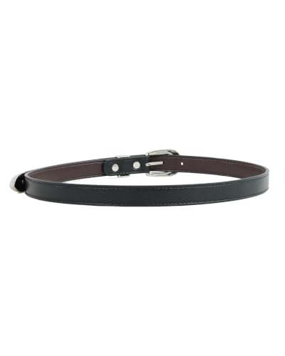 Image of Punnu Black vegan leather western belt