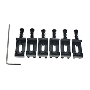 KAISH 1385BK-10.5MM Siodełka Mostkowe Gitara Elektryczna