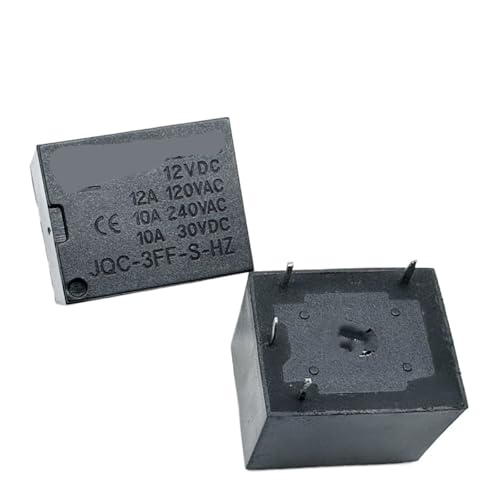 Relais 4 broches JQC-3FF-S-HZ pour automatisation domotique 12V