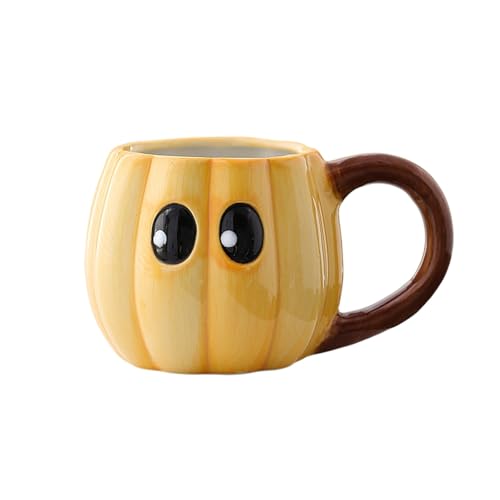Halloween Tasse Kürbisbecher,Tassen Herbst,Keramik Kaffeetasse...