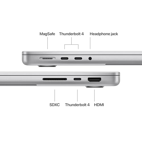 Apple MacBook Pro 14,2 inch M5-chip laptop 10-core CPU GPU 16GB RAM 512GB SSD Liquid Retina XDR display zilver - Afbeelding 6
