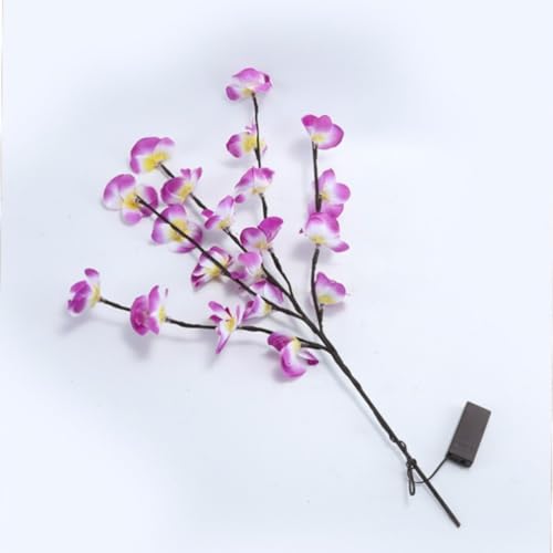 Image of Ulalaza 70cm 2 Branches 40 LED Bulbs Twig Lamp Battery Operated LED Lighted Willow Branches Vase Fillers Use for Christmas Home Party Decoration Indoor Outdoor
