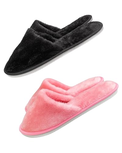 Image of Premium Fur Home Slippers For Women & Men For Winter Capet Slippers for Bedroom Indoor Carpet house slides