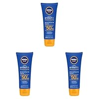 NIVEA SUN Protect & Moisture, Moisture Lock Sunscreen Lotion SPF 50+ 100ml | 4-Hours Water Resistant | Moisturising Sunscreen With Vitamin E & Panthenol | UVA/UVB Protection | Made in Australia