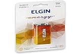 Bateria 9V, Elgin, Zinco