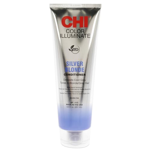 CHI Ionic Color Illuminate Conditioners - 95% Natural. Sulfate, Paraben and Gluten Free - 8.5 oz