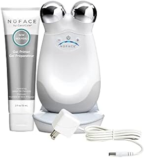 NuFACE Trinity Starter Kit – Facial Toning Device with Hydrating Leave-On Gel Primer, 2 Fl Oz