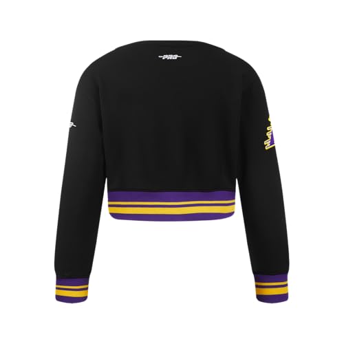 Image of Pro Standard Big Girls NBA Retro Classics Fleece Crewneck Sweatshirt