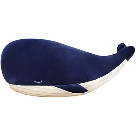 JOZIP Super Soft Plush Toy Whale Sea Animal Big Blue Whale Soft Pillow Plush Animal Toy Kids Girl 1 Cover