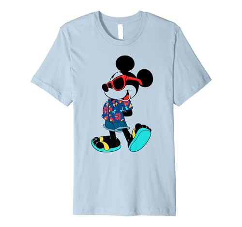 T-shirt Mickey Mouse Disney haut été mode vintage pour adulte coupe ajustée