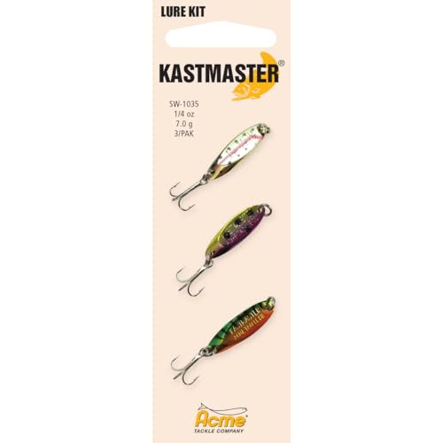 Acme Tackle Kastmaster Trout Spoon 3 Pack - 1/4 oz.