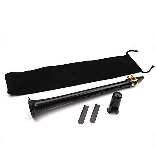 Mini Pocket Saxophone Kit Mini Pocket Sax Portable Alto Saxophone Woodwind Instrument Little Saxophone with Carrying Bag, for Beginners and Professional Players