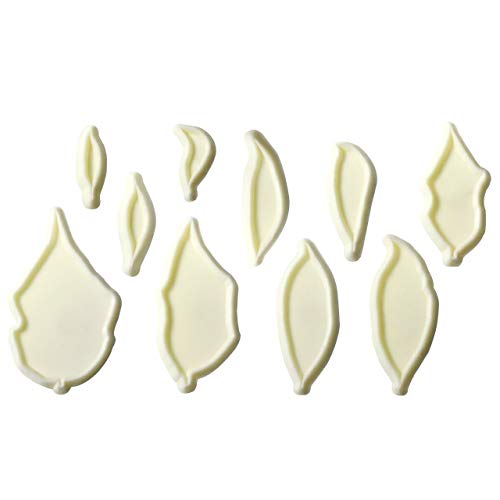 JEM Poinsettiea Cutter for Cake Decorating Set of 10, Standard JEM Poinsettiea Cutter for Cake Decorating Set of 10, Standard