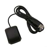 Alanmoship Module GPS VK162 avec mise à jour de navigation 10 Hz, interface USB, résistance à l'eau IPX6, compatible avec Windows 8/7/Vista/XP/CE, câble d'antenne de 2 m pour cartographie extérieure