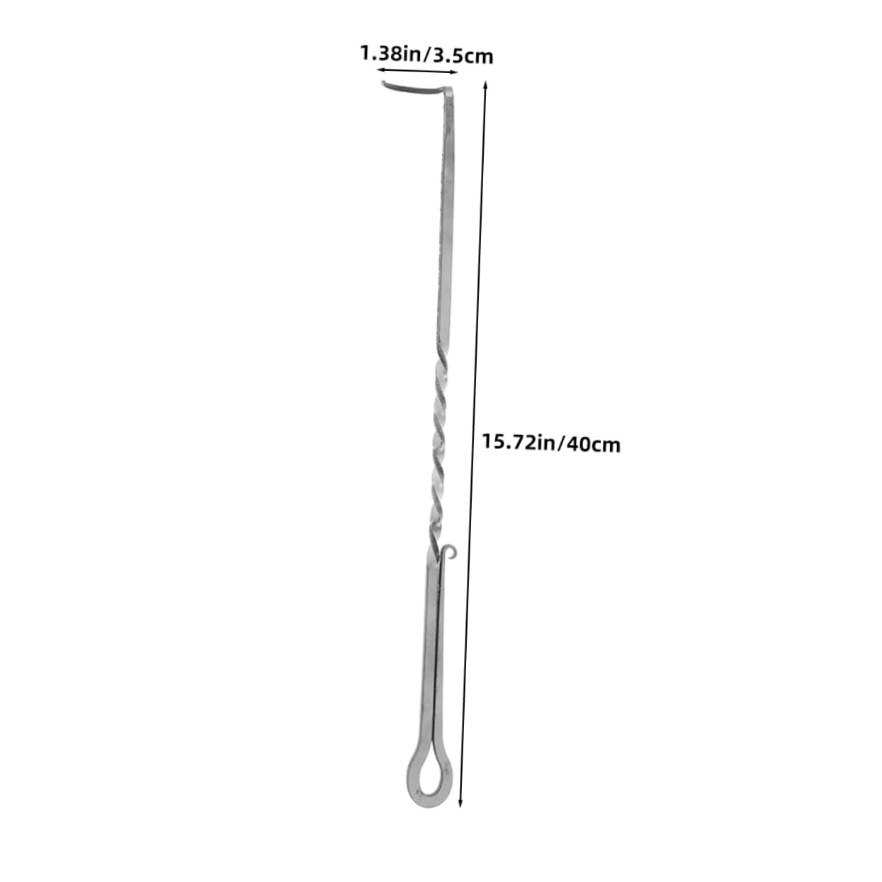 ifundom Bbq Meat Hook Flipper Stainless Steel Turner for Precise Food Flipping Durable Bbq Grilling Tool for Outdoor Cooking for Turning Meats and Avoiding Overcooking
