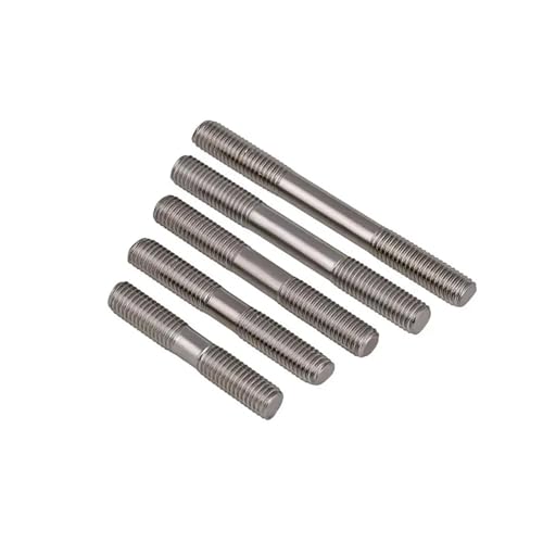 Goujons sans tête M6 anti-grippage, vis double extrémité acier 304 70mm pour filetage usé
