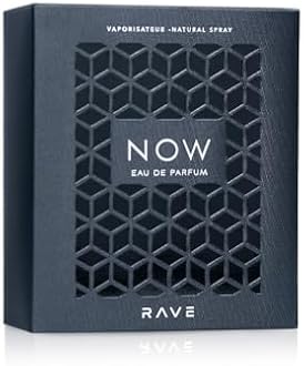 Lattafa Rave Now for Men Eau de Parfum Spray, 3.4 Ounce