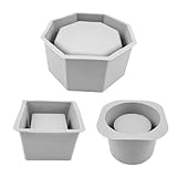 樹脂シリコンモールドジュエリー収納トレイボウルエポキシジュエリーコンテナホームデコレーションシリコンフラワーポットに適しています