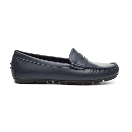 Image of Bernal Women's Non-Slip Penny Loafers - All-Day Comfort Flat Driving Shoes for Work Office & Casual Walking