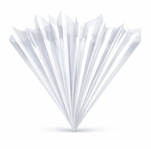 20pcs Empty Henna Cones | Pre-Rolled Hand Made Temporary Tattoo Ramadan Cone Set | Cellophane Applicator Dispenser for Jagua Gel Hengua Heena Beginners kit | Mehendi Drawing and Studying