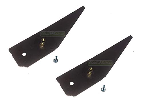 2 cuchillas para cortacésped Al-Ko Robolinho EFCO BRILL OLEO Mac SOLO / 440434