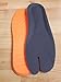 Handmade Tabi Orthopedic Leather Insoles – Split Toe Shoe Inserts for Comfort and Arch Support – Ideal for Jika Tabi, Japanese Shoes, Martial Arts, Indoor Use, US Men's(10-10½), EU(43-44)