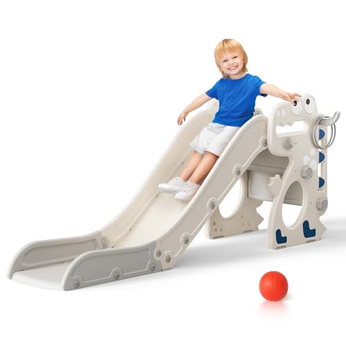 Kinderrutsche Tobogán Infantil, Fabricados en Polietileno de Alta Densidad (HDPE) Capacidad máxima de Carga: 50 kg