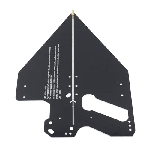 Log Periodic Passive Antenna, 0.1?12GHz Passive Direction Wideband Directional Antenna Log Periodic Antennas Router Modem for Spectrum Management, Emc Testing
