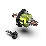 AMORIL Upgraded Aluminum Differential with 34T CNC Gear & S2 and 11T CNC Input Gear for Mini 1/10 Remote Control Truck RZ001G-A,Part Number R11140