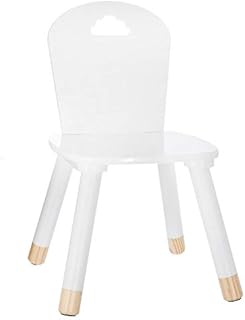 ATMOSPHERA CREATEUR D'INTERIEUR Atmosphera Chair White, Wood, L. 28 x l. 50 x H. 28 cm