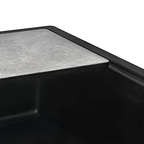 Tabla de Cortar Textured Concrete 17 x 11 pulgadas miniatura 3