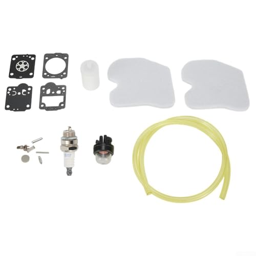 Honseadek Piezas de reparación de carburador, filtro de aire de repuesto para motosierra Mcculloch Cs340 compatible con kit Cs380 con 545061801 530057869