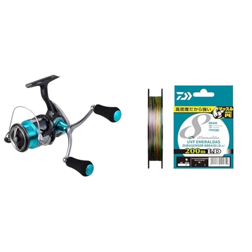 【セット買い】ダイワ(DAIWA) エギング専用リール 24エメラルダス X LT2500-XH-DH + PEライン UVFエメラルダスデュラセンサー×8LD+Si2 0.8号 200m 5カラー