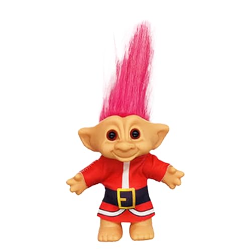 Pequenas figuras de jogo - Figuras de brinquedo divertidas em miniatura de Natal - lindas figuras colecionáveis para secretária, decoração festiva para sala de estar, quarto, livros