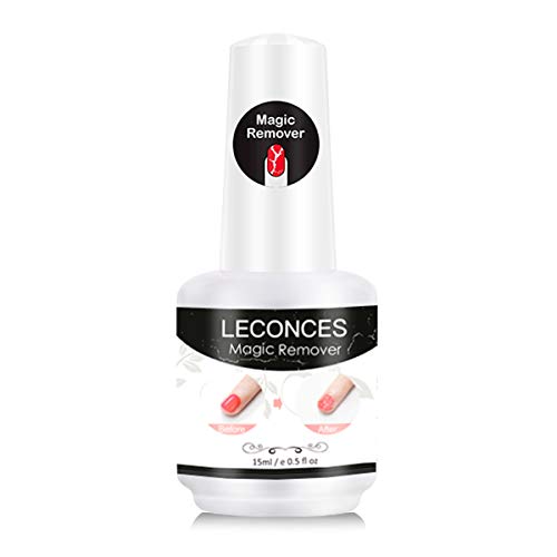 Gel Nail Polish Remover, 15ml Quick within 2-3 Minutes Magic Soak-Off Remover Nail Polish, Easy to Remove - No Need For Foil, Soaking Or Wrapping Nail Polish Remover, Don't Hurt Your Nails