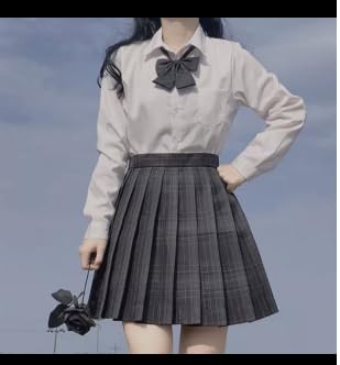 [AFUCLCRO] JK 制服セット スカート jk コスプレ 4点セット ハロウィン コスチューム シャツ ネクタイ リボン 女子高生制服 パーティー衣装 遊園地 文化祭