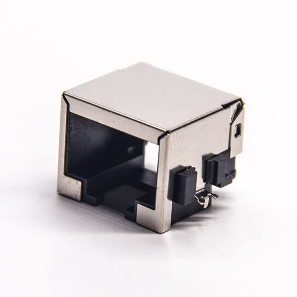 Elecbee Connettori RJ45 Femmina SMT PCB Mount Offset 90 Gradi senza LED 8p8c