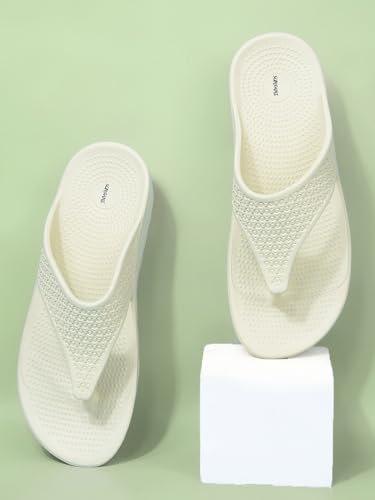 Image of Bata Women's Thong Flip-Flop Slippers - Comfortable, Trendy Casual Footwear for Everyday Wear in Stylish Design