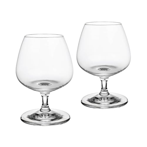 CRISTALICA Cognacschwenker Cognacglas Schwenker Napoli 390ml Brandy Weinbrand Glas (2er Set)