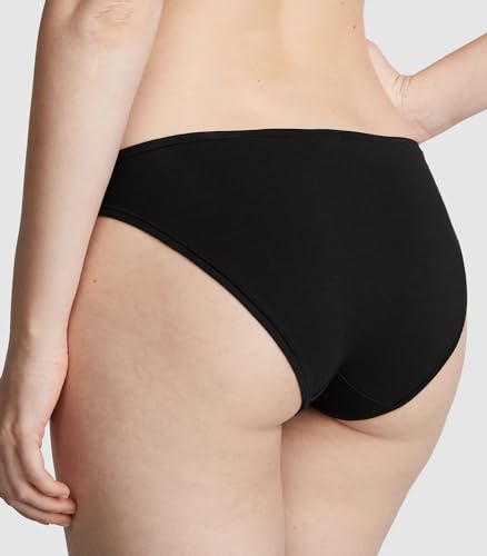 Victoria's Secret PINK Women's Cotton Bikini Underwear, Moderate Coverage Panties for Women, Multi Pack (XS-XXL)3