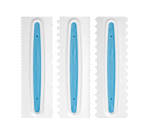 3 pc / 6 Design Icing Comb Set