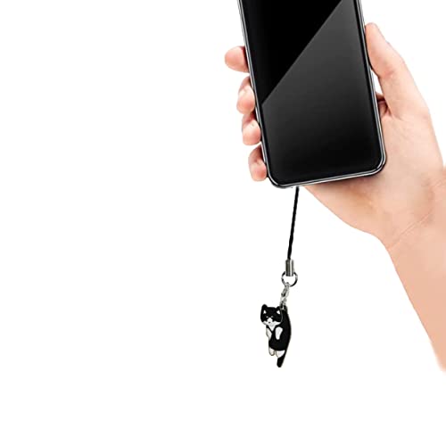 Xiaoatao Hello Kitty Charms, Cute Cell Phone Charm Anime Diy Decoration Cat Charms For Jewelry Making Phone Charm Kawaii (Black Cat) #TOP3