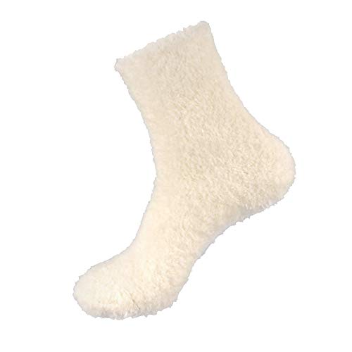 BambooMN Men's Super Comfy Soft Warm Fuzzy Socks - 4 Pair Value Packs2