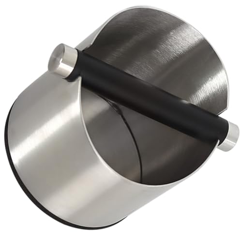 Caja de golpeteo para espresso de acero inoxidable para cocina moderna 2