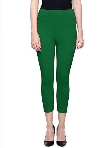Image of Saundarya Calf Length Leggings for Women Sizes: Small Size (S /M) for 26-30 inches Waist, Regular Size (L /XL) for 30-36 inches Waist and Plus Size (2XL /3XL) for 36-40 inches Waist