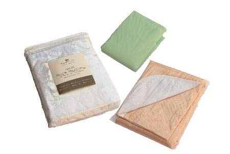 Reusable Highly Absorbant Incontinence Bed Sheets Pads (Green) Pack of 3