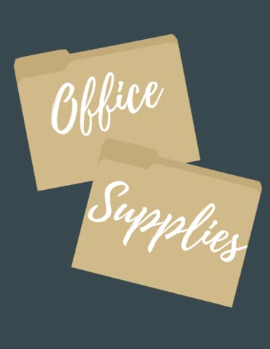 Stationery Cupboard Checklist: Office Supplies Log Book